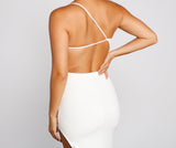 Alisha Asymmetrical One-Shoulder Formal Dress