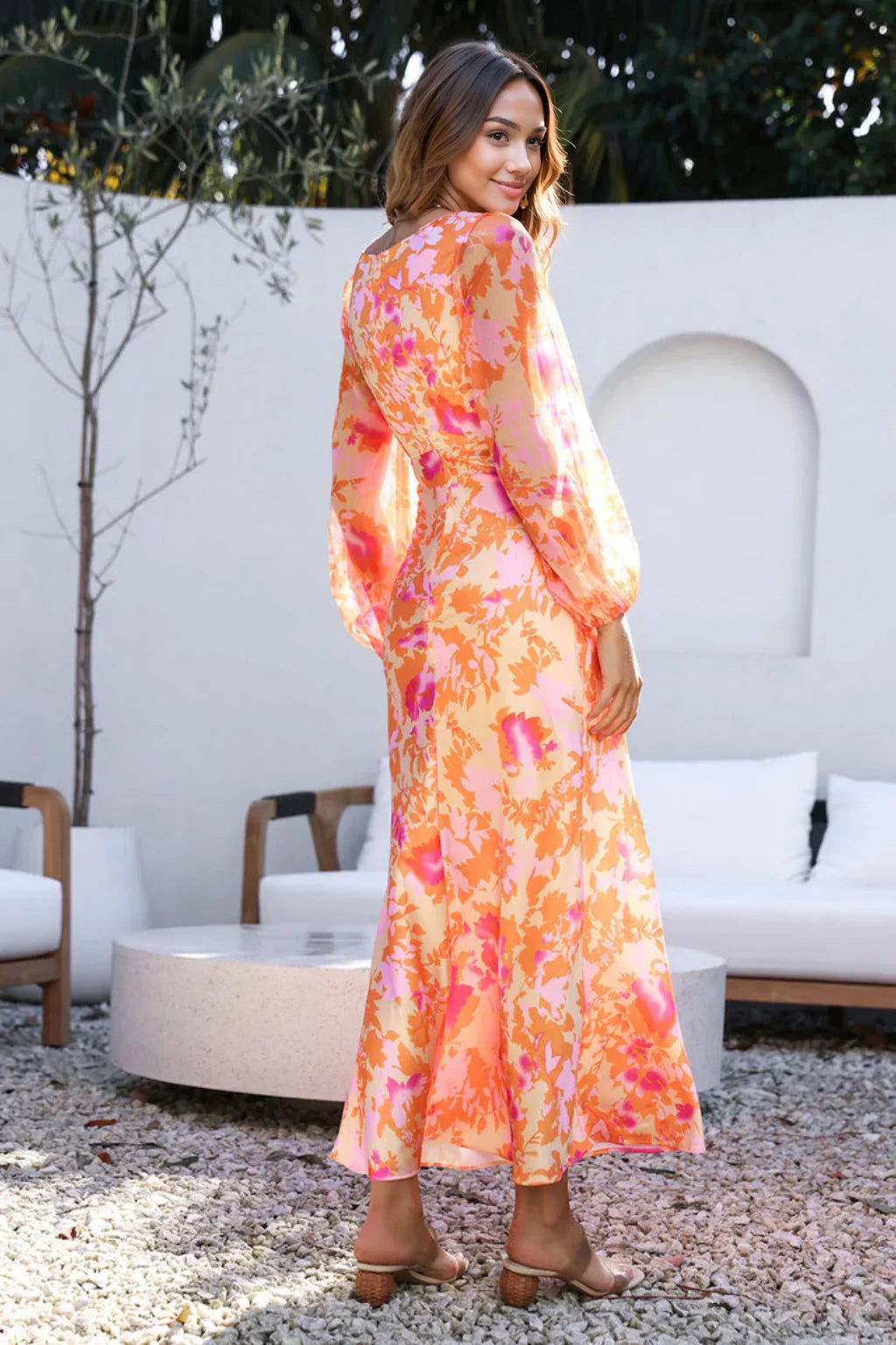 Last Request Maxi Dress Orange