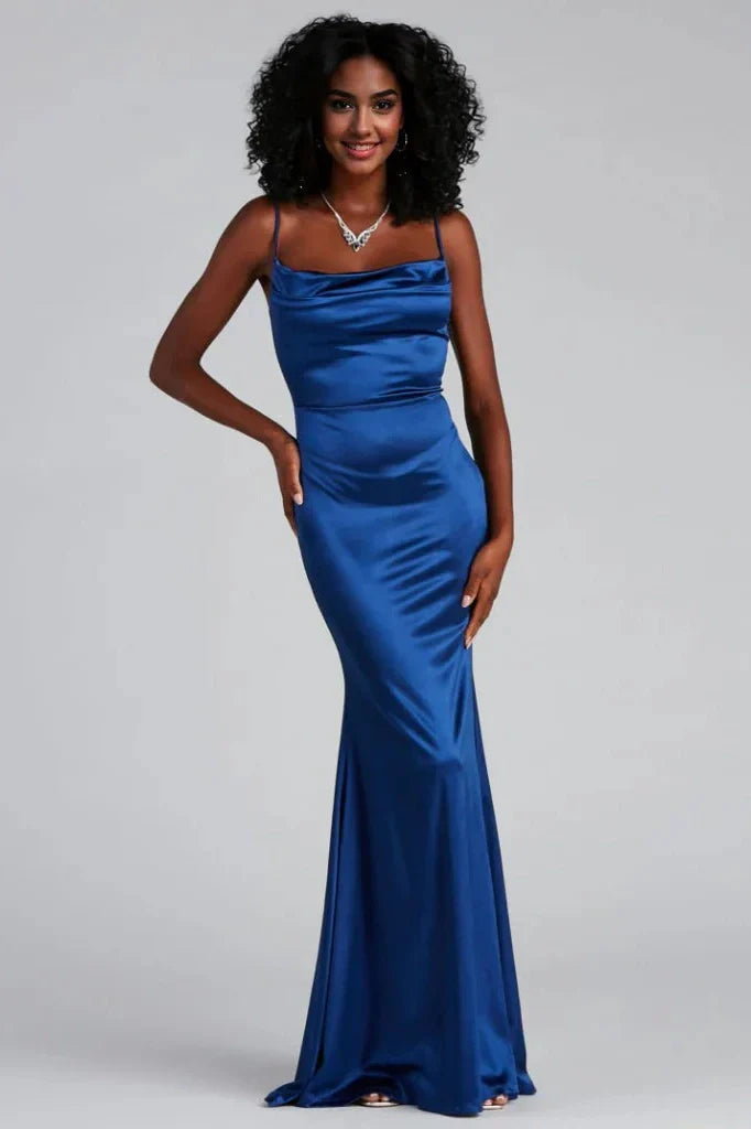 Formal Satin Mermaid Dress