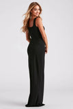 Savannah Formal Crepe Long Dress