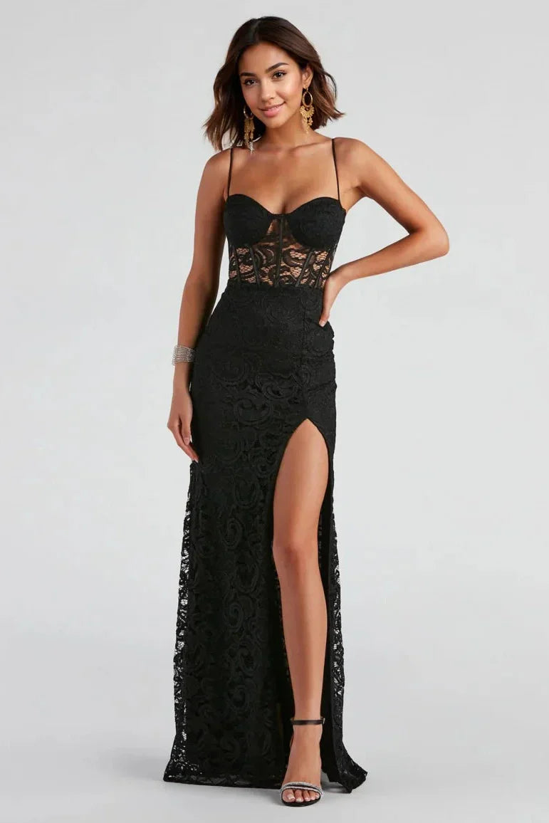 Formal Lace Corset Dress