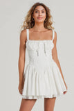 So Darling Woven Drop-Waist Skater Dress