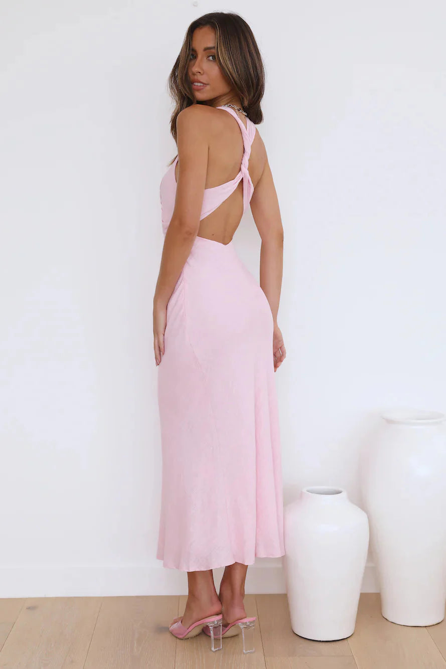 Sway Away Maxi Dress Pink