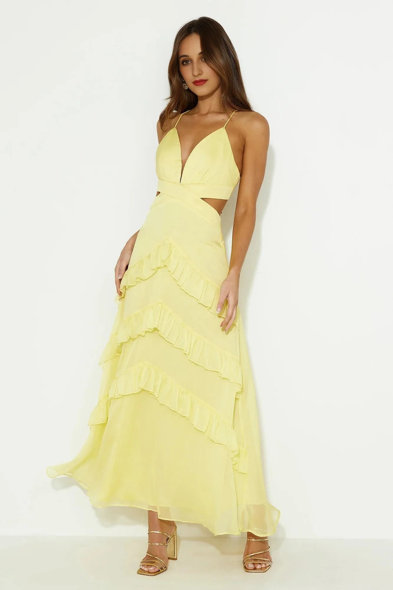 Sunset Dreamer Maxi Dress Yellow