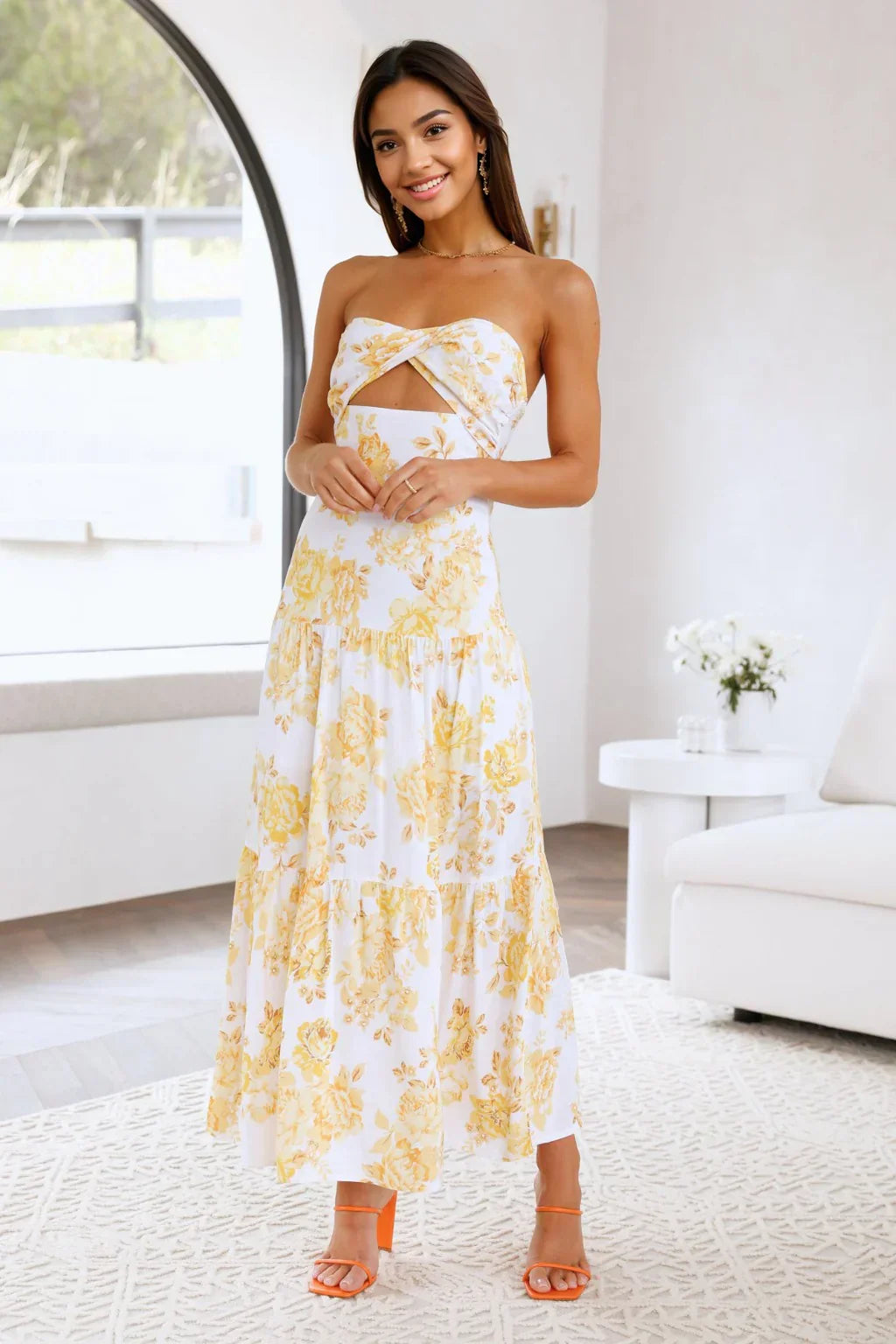 Maxi Dress Yellow