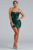 Live It Up Sequin Mini Dress