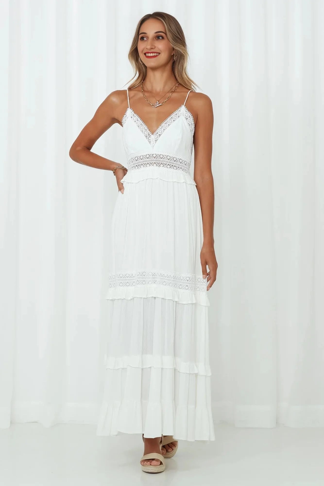 Forever Dreaming Maxi Dress White