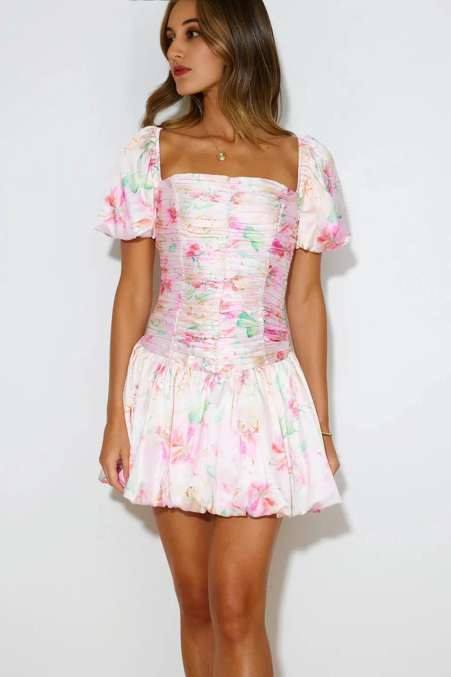 Let's Have Fun Mini Dress Floral