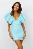 Gigi Mini Dress Aqua