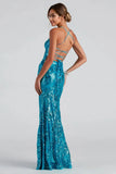 Rowena Sequin Mermaid Dress