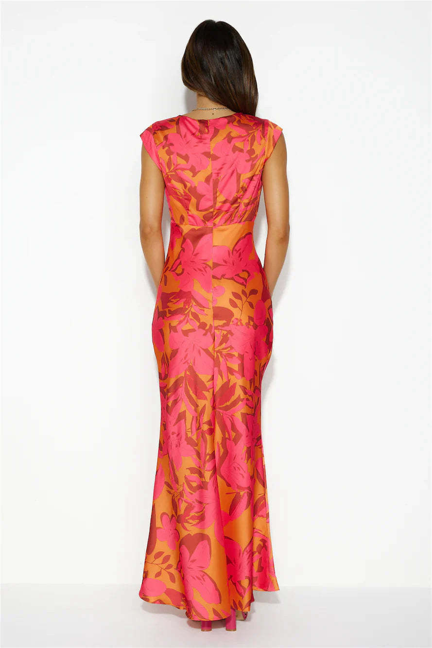 We Have History Maxi Dress Orange