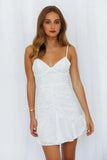 Ivory Lights Dress White