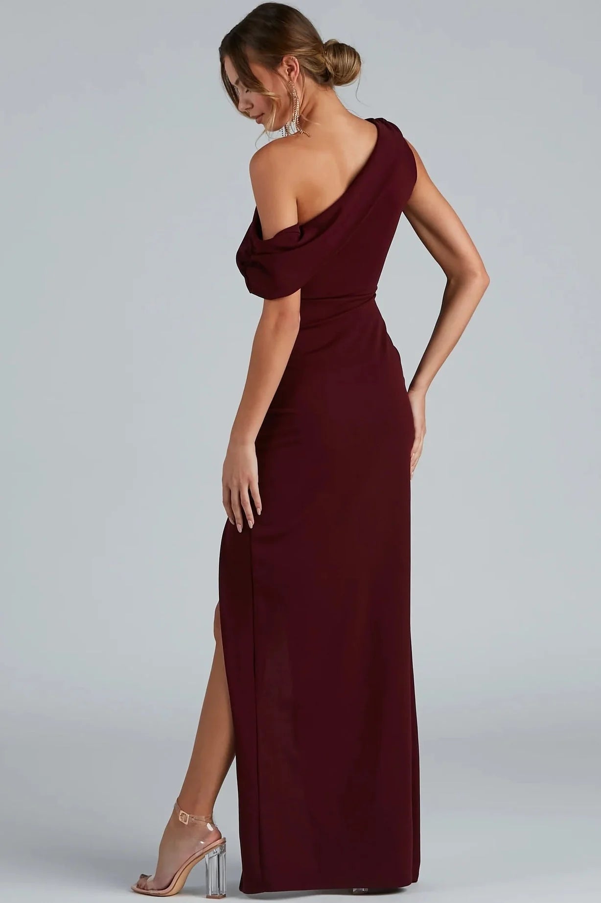 Octavia Formal A-Line Crepe Dress