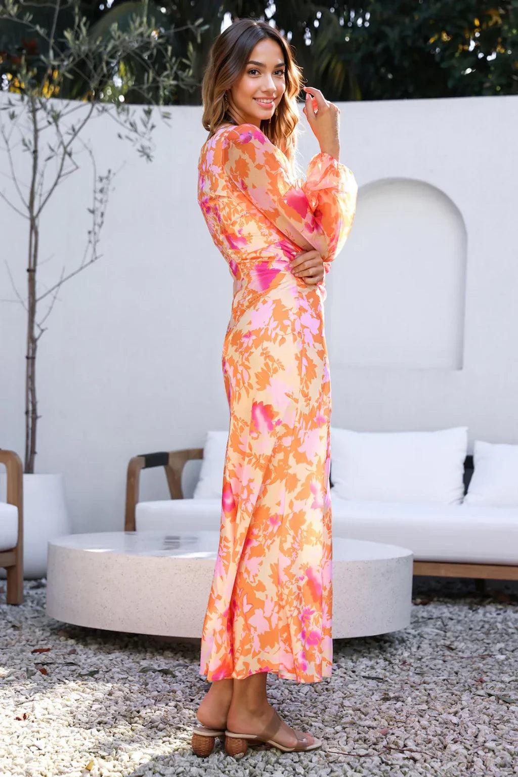 Last Request Maxi Dress Orange