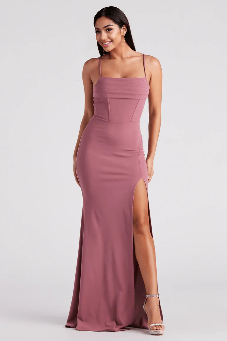 Anna Formal High-Slit Mermaid Dress