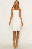 Made In Michigan Midi Dress White