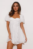 Style Mission Mesh Mini Dress White