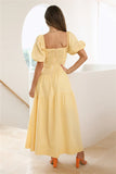 Little Bo Peep Midi Dress Yellow