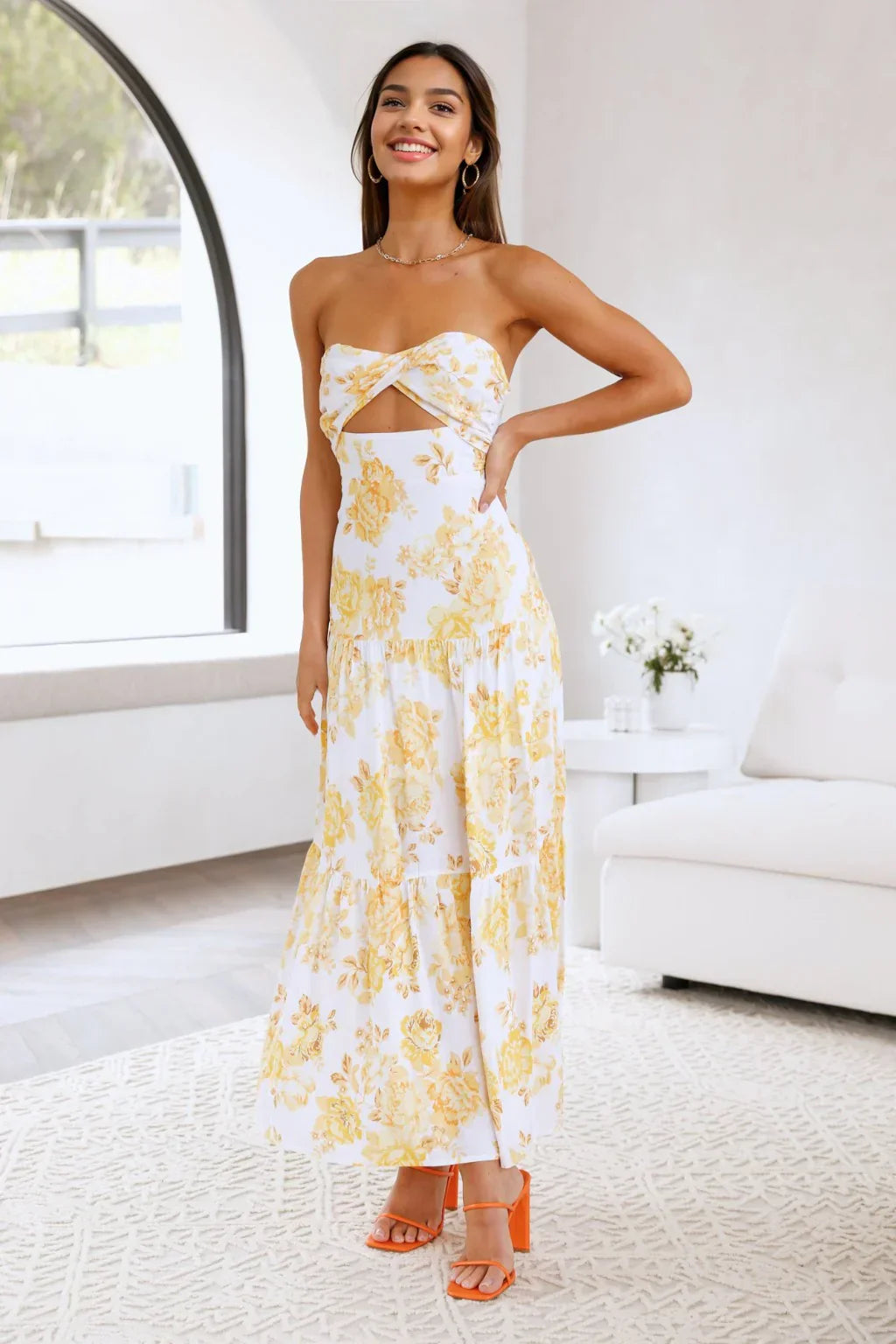 Maxi Dress Yellow