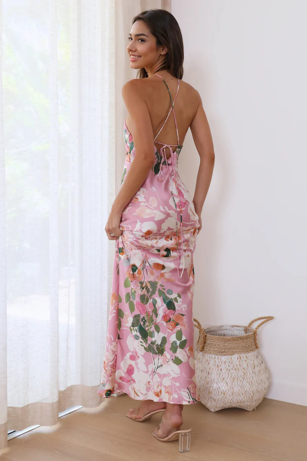 Feeling Moody Maxi Dress Pink