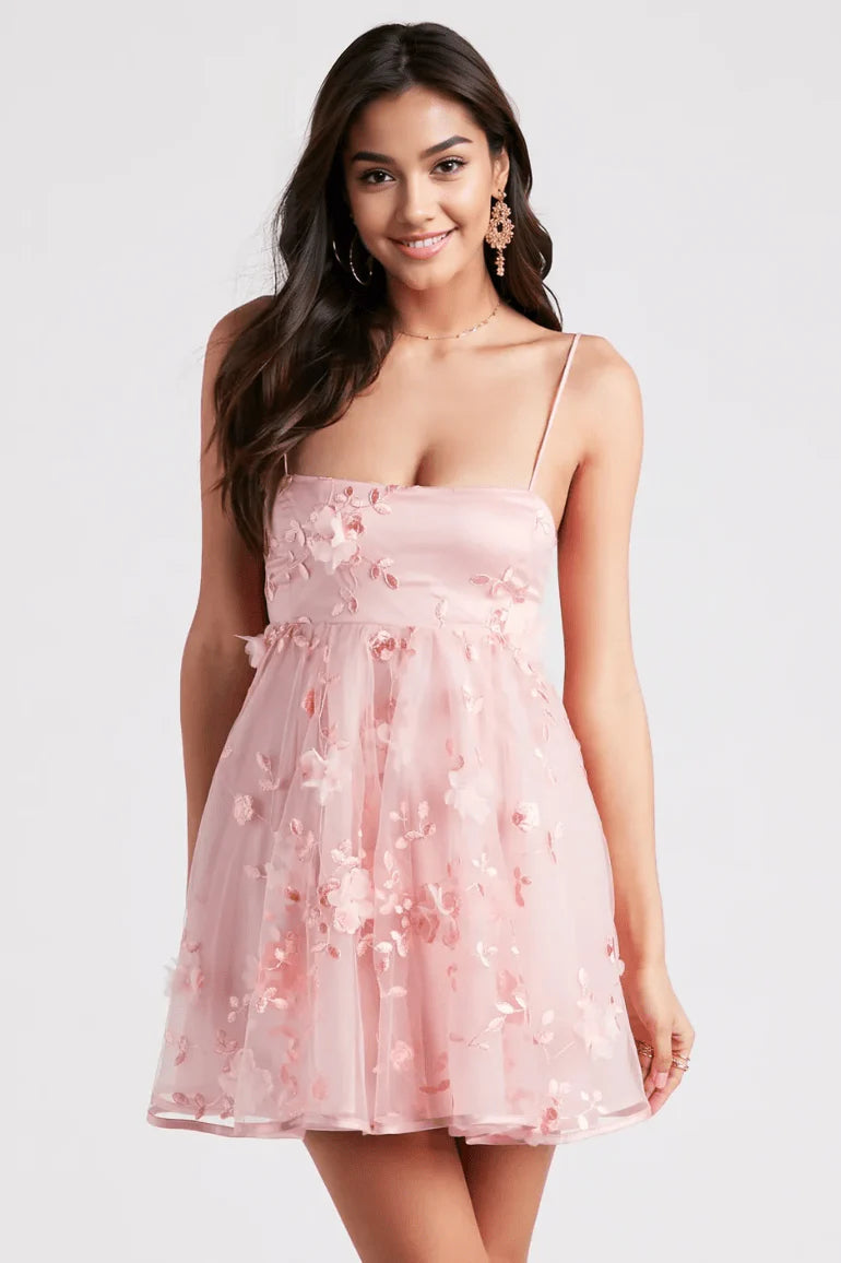 Eden Flower Babydoll Party Dress