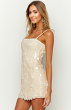 Feelin' 22 Cream Sequin Mini Dress