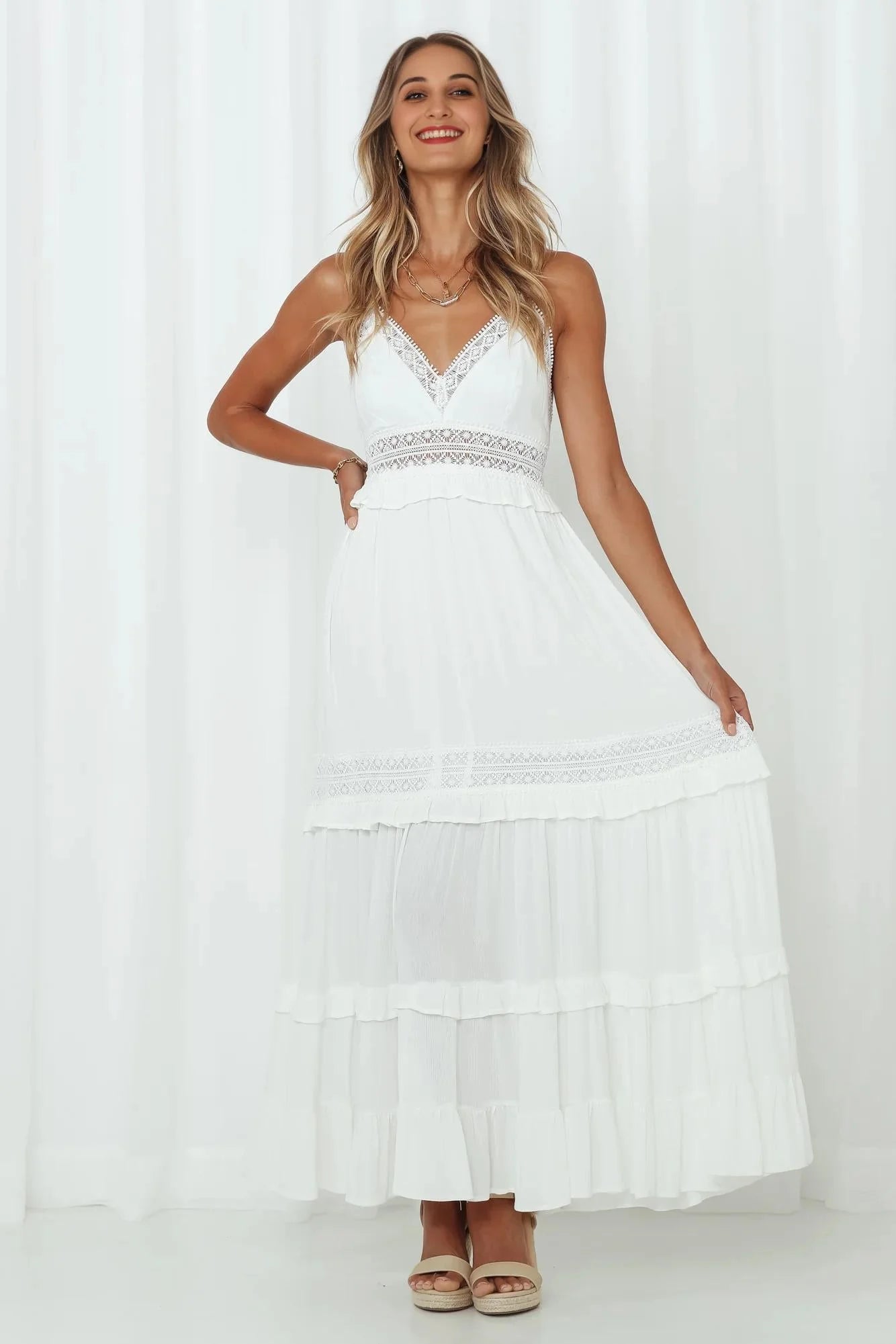 Forever Dreaming Maxi Dress White