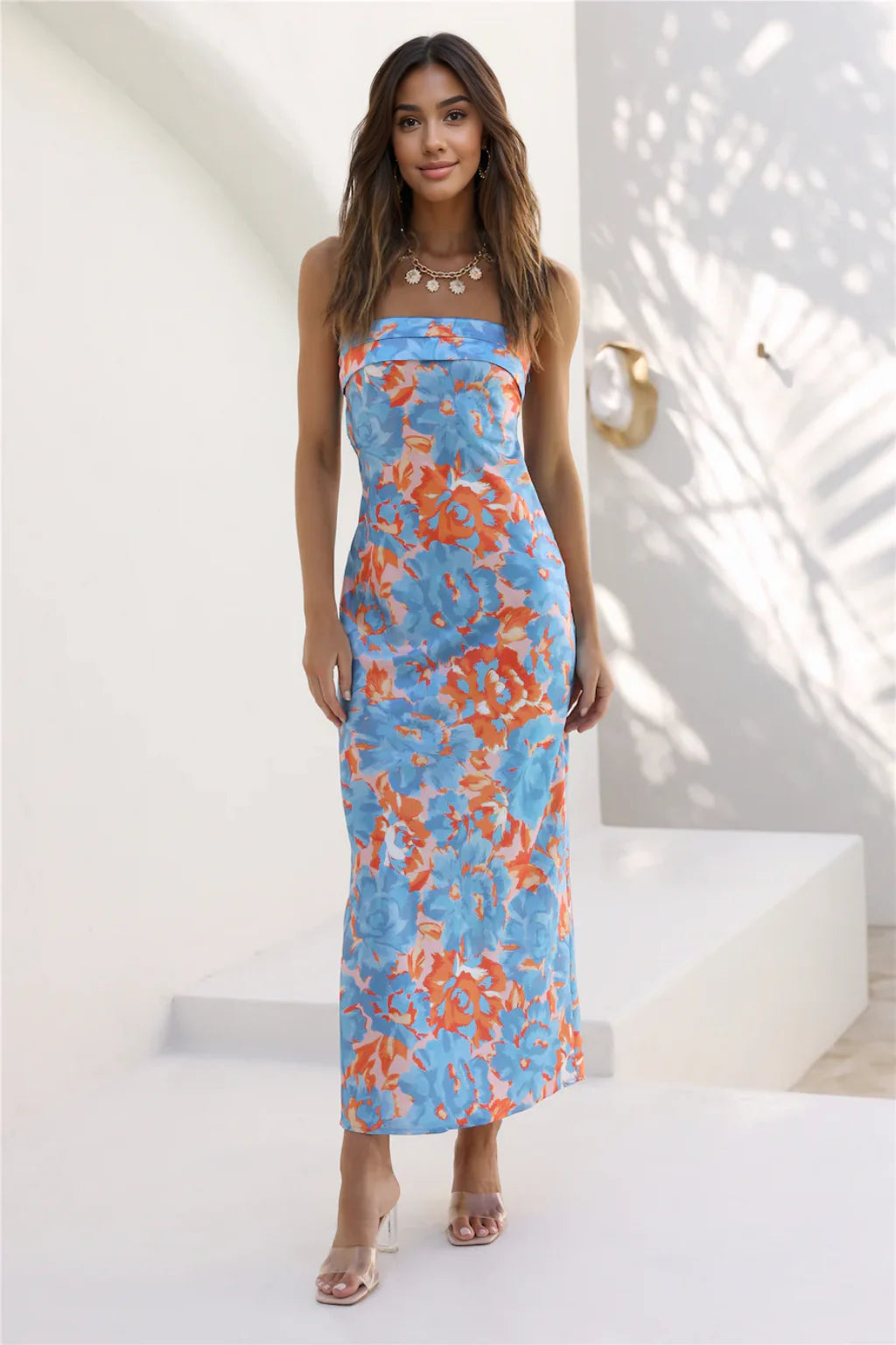 Highway To Heaven Maxi Dress Blue