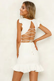 Take The Reigns Dress White