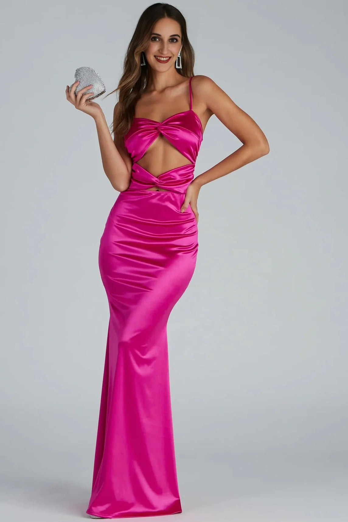 Melanie Sleeveless Cutout Mermaid Dress