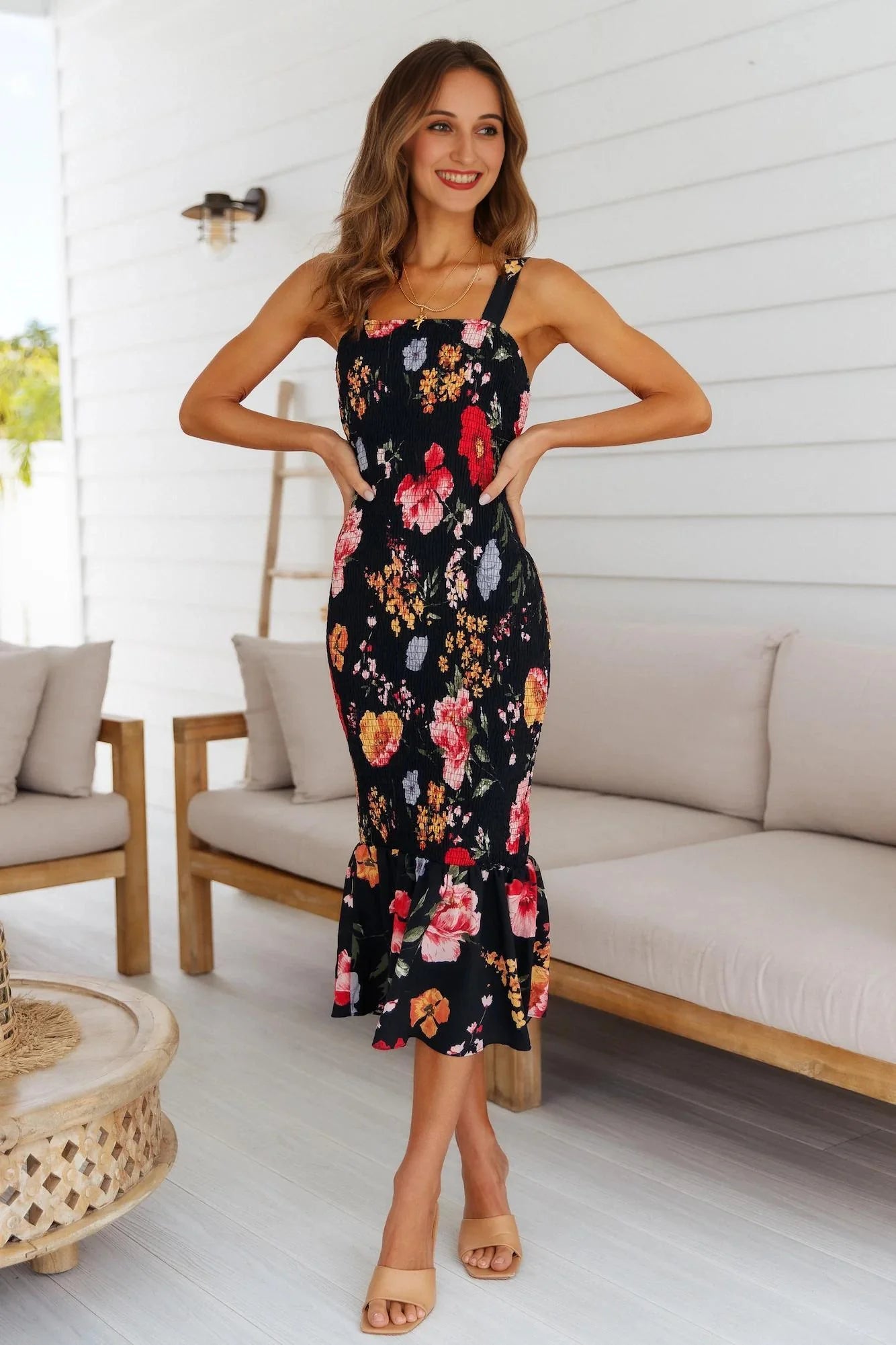 Flower Gallery Maxi Dress