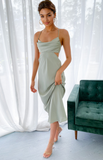 Sage Cut Out Maxi Dress