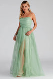 Larissa Formal Tulle Glitter Ballgown