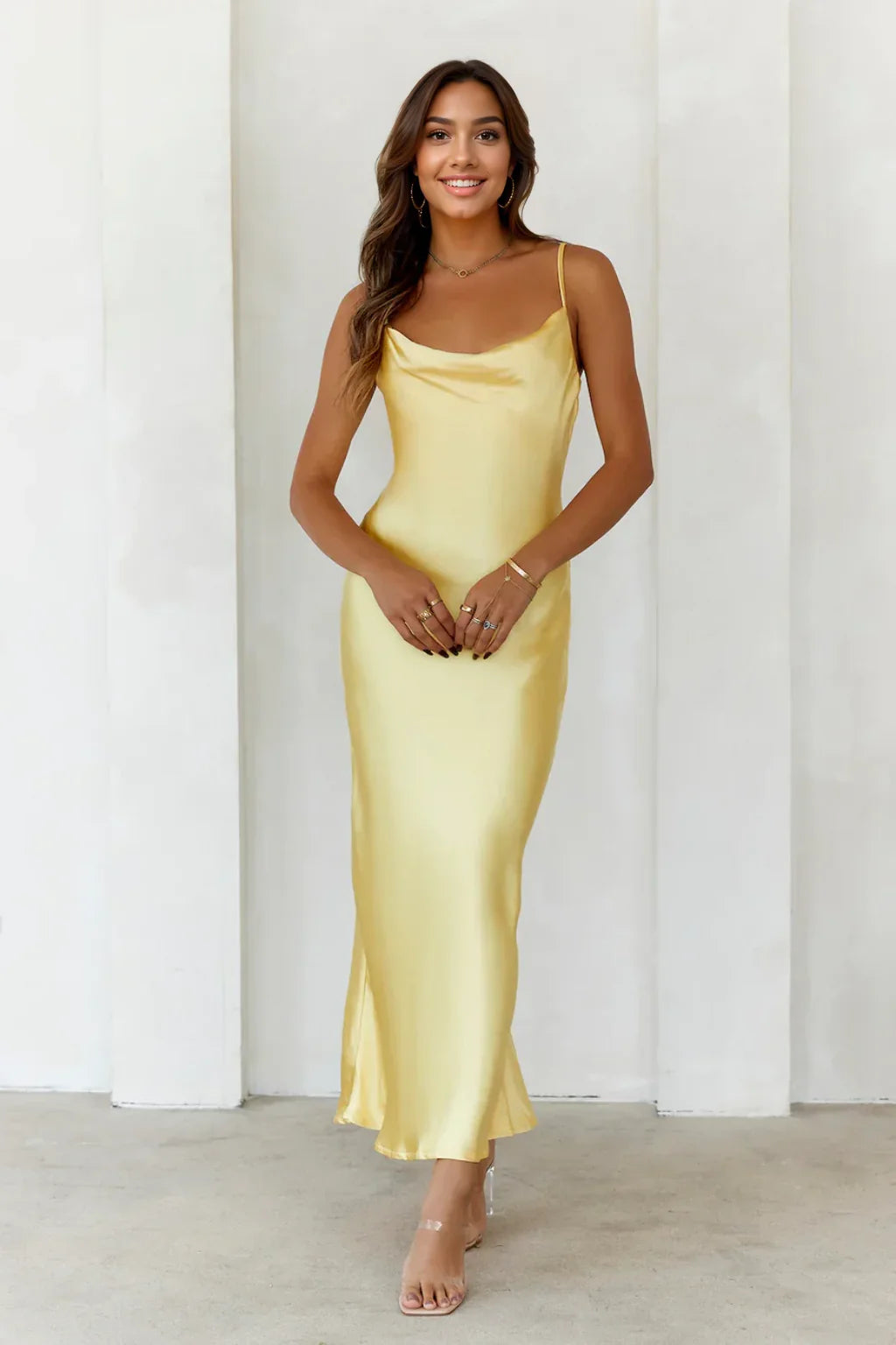 Your Style Points Maxi Dress Yellow