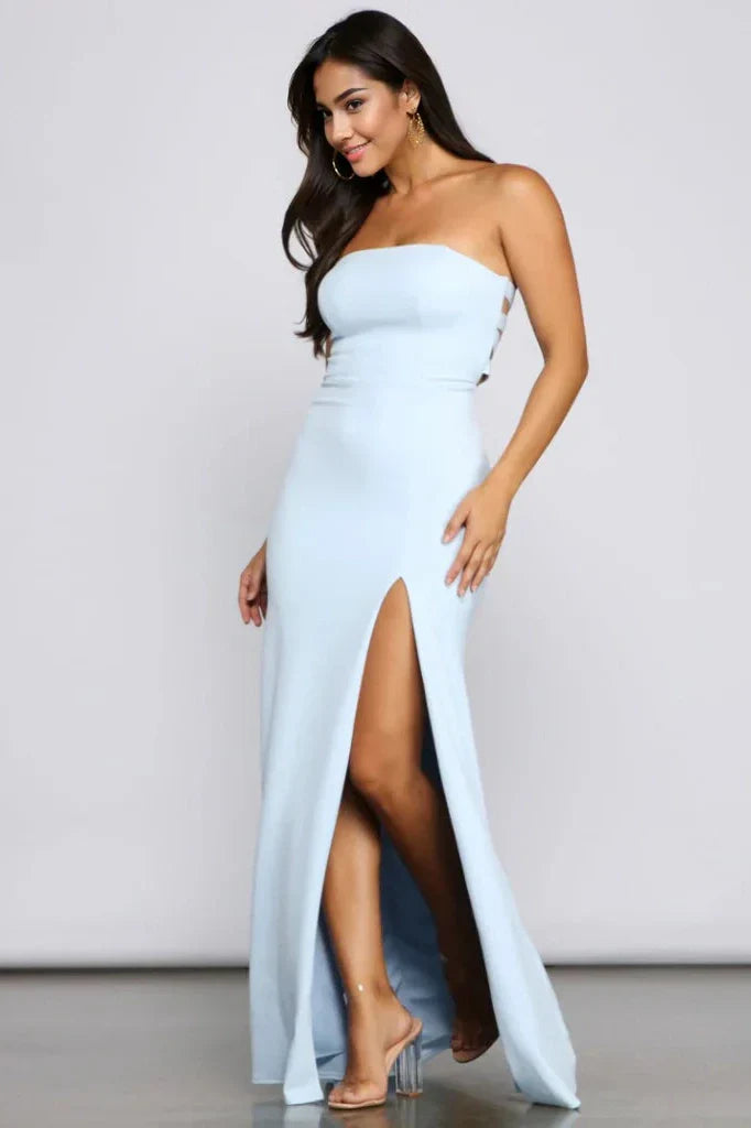 Formal High Slit Dress