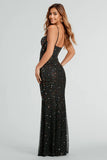 Shannon Formal Gemstone Mermaid Long Dress