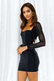 Bring Me To The Sky Dress Metallic Black