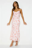 Mystic Splendor Midi Dress Pink