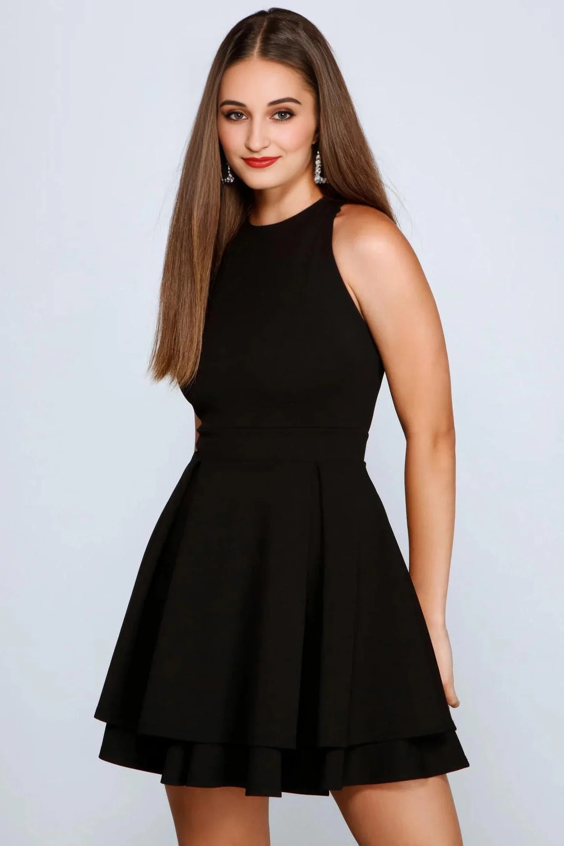 Classic Beauty Layered Skater Dress