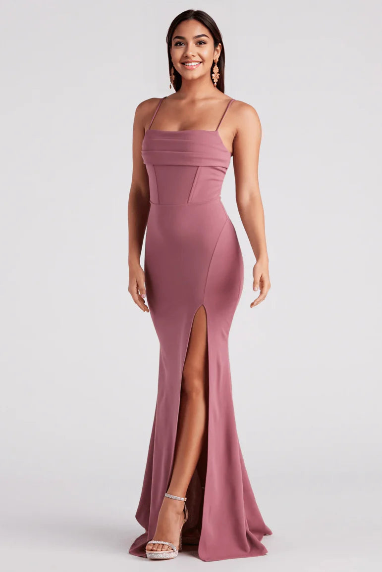 Anna Formal High-Slit Mermaid Dress