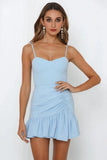 Had Your Fair Share Dress Light Blue