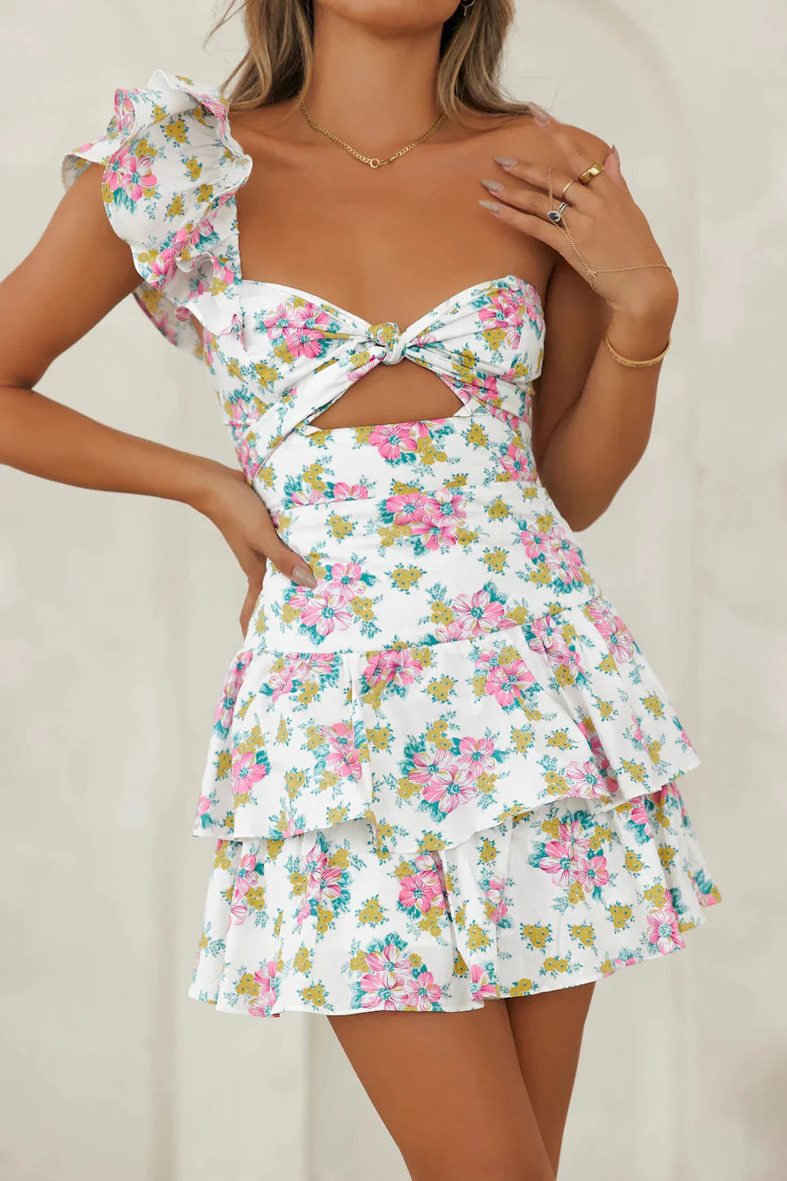 Ruffled Out Dress Floral