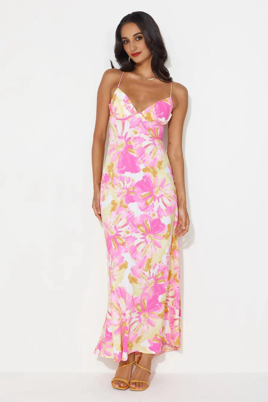 Outback Party Maxi Dress Pink