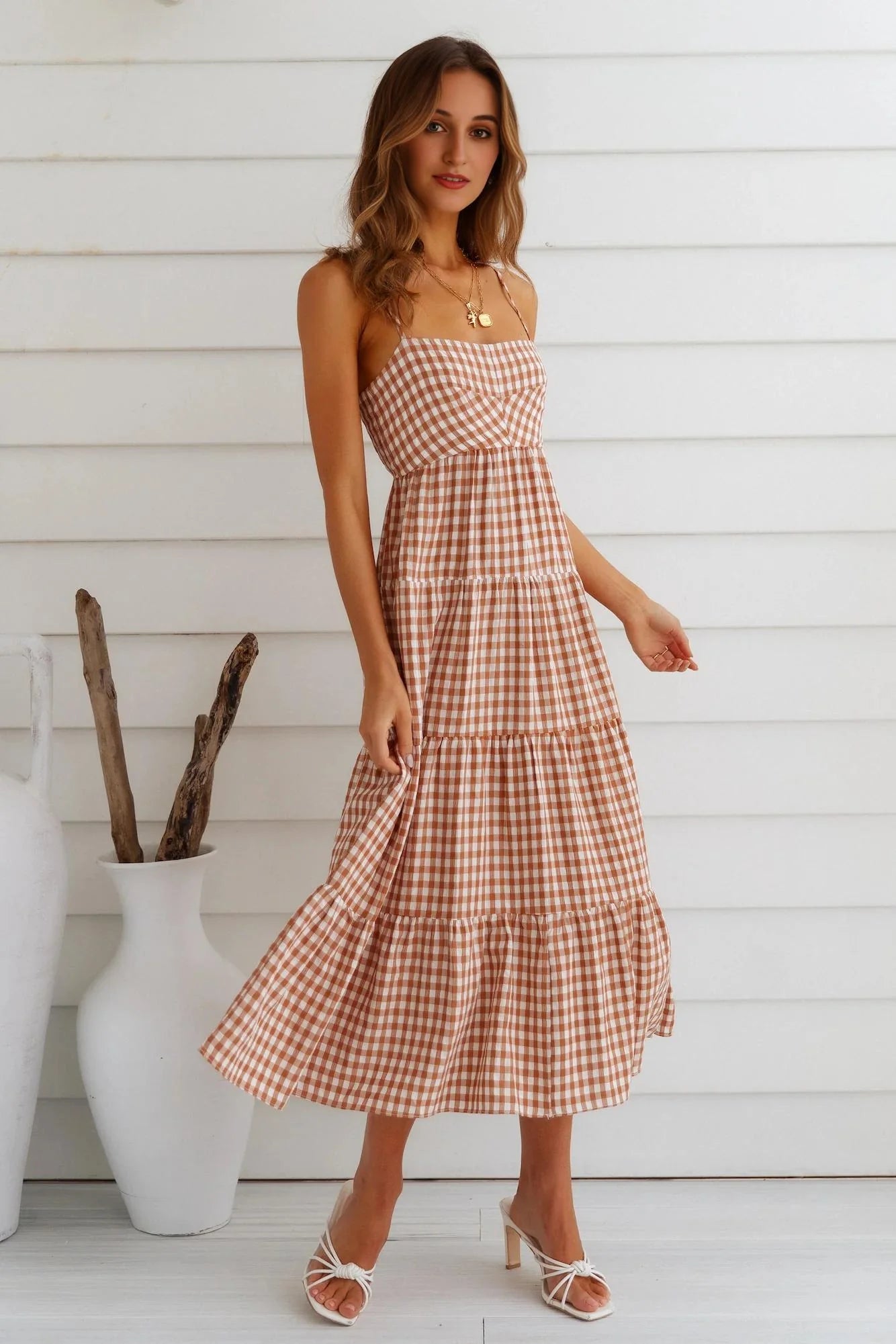 Gingham Dreams Maxi Dress