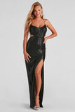 Annie Formal Sequin Long Dress