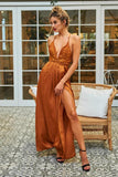 Pure Desire Maxi Dress Camel