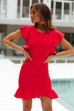 Take Chances Dress Red