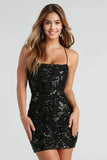 Pretty Deets Sequin Mini Dress