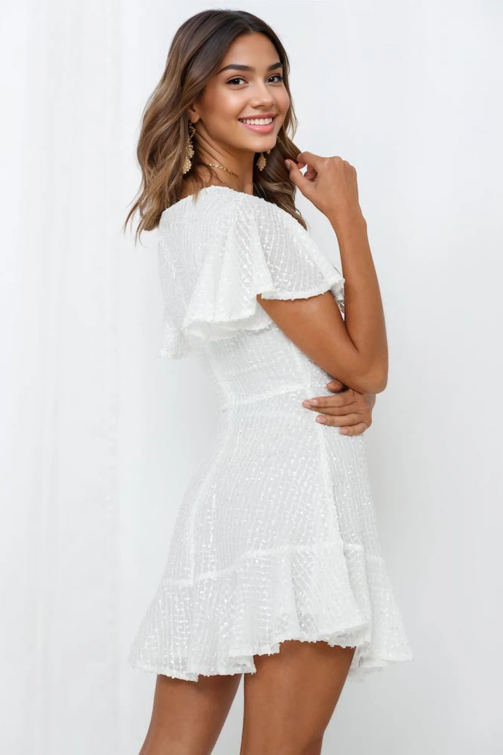 Game Of Love Dress White