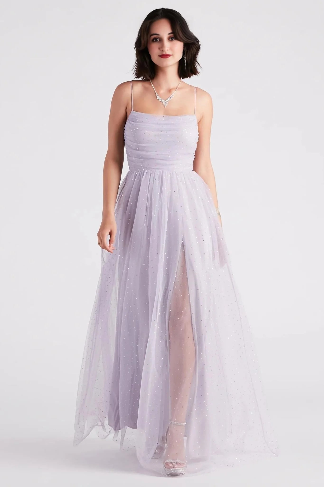 Larissa Formal Tulle Glitter Ballgown